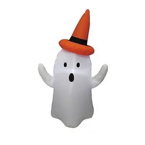 Morris Costumes 48" Blow Up Inflatable Ghost Outdoor Halloween Yard Decoration - Picture 2 of 6
